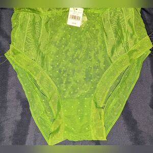 NWT, Aerie, green, high waisted, boy short panties-Jr size XS
